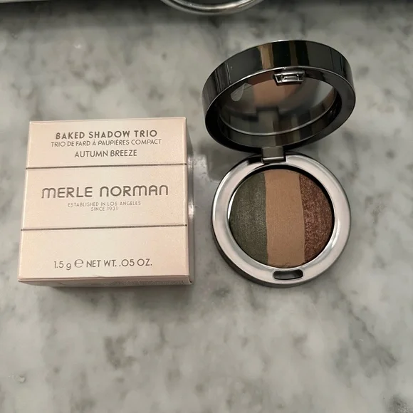 NIB- Merle Norman Baked Shadow Trio - Autumn Breeze - Picture 1 of 3